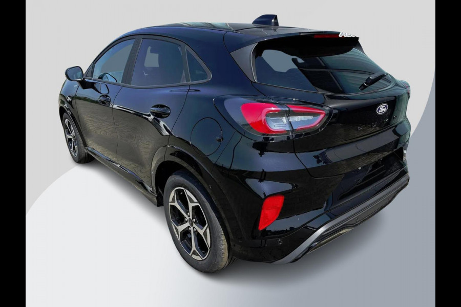 Ford Puma 1.0 EcoBoost Hybrid ST-Line Automaat 125pk | Panoramadak | Trekhaak afneembaar | Winter Pack | Adaptive cruise control  | Elektrische achterklep | Matrix LED | Keyless Entry | Navigatiesysteem | Privacy glass
