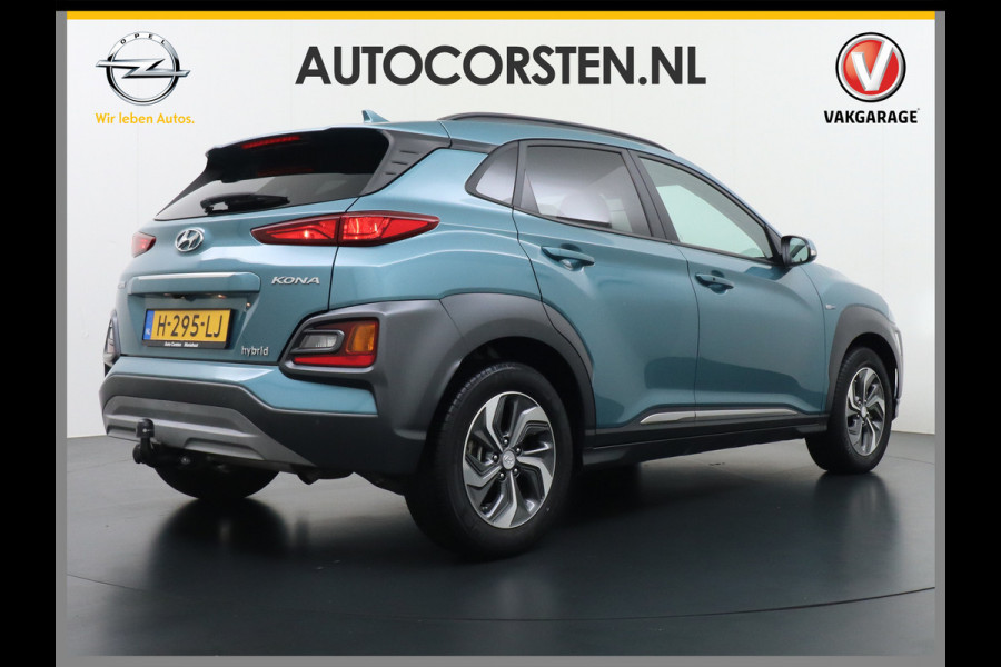 Hyundai Kona 1.6GDI HEV Hybride Trekhaak Camera Adap.Cruise Head-Up Display Navi Ecc Fashion Keyless Apple Carplay/Android Auto Privacy Glas 1e Eigenaar 1.300KG Trekgewicht Origineel Nederlandse Auto
