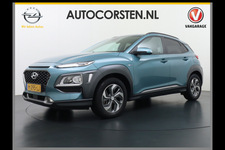 Hyundai Kona 1.6GDI HEV Hybride Trekhaak Camera Adap.Cruise Head-Up Display Navi Ecc Fashion Keyless Apple Carplay/Android Auto Privacy Glas 1e Eigenaar 1.300KG Trekgewicht Origineel Nederlandse Auto
