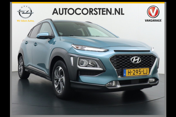Hyundai Kona 1.6GDI HEV Hybride Trekhaak Camera Adap.Cruise Head-Up Display Navi Ecc Fashion Keyless Apple Carplay/Android Auto Privacy Glas 1e Eigenaar 1.300KG Trekgewicht Origineel Nederlandse Auto