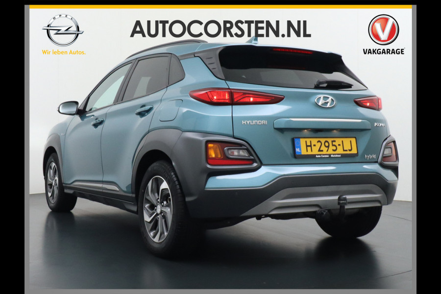 Hyundai Kona 1.6GDI HEV Hybride Trekhaak Camera Adap.Cruise Head-Up Display Navi Ecc Fashion Keyless Apple Carplay/Android Auto Privacy Glas 1e Eigenaar 1.300KG Trekgewicht Origineel Nederlandse Auto