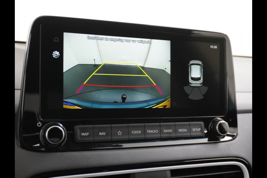 Hyundai Kona 1.6GDI HEV Hybride Trekhaak Camera Adap.Cruise Head-Up Display Navi Ecc Fashion Keyless Apple Carplay/Android Auto Privacy Glas 1e Eigenaar 1.300KG Trekgewicht Origineel Nederlandse Auto