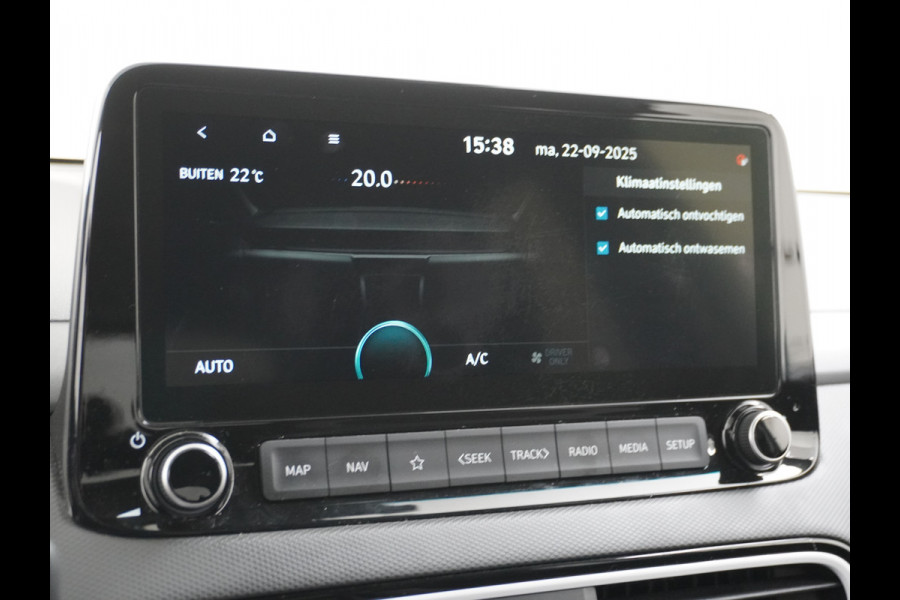 Hyundai Kona 1.6GDI HEV Hybride Trekhaak Camera Adap.Cruise Head-Up Display Navi Ecc Fashion Keyless Apple Carplay/Android Auto Privacy Glas 1e Eigenaar 1.300KG Trekgewicht Origineel Nederlandse Auto