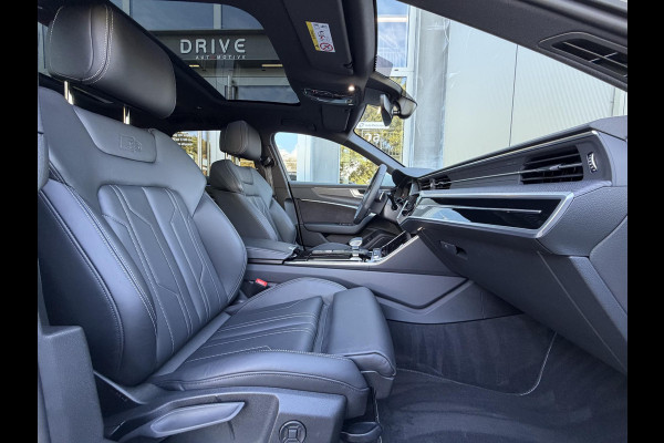 Audi A6 Avant 50 TFSI e quattro 299PK S edition |Pano|B&O|ACC|360Cam|Leer|HD Matrix|Sfeer|20"|Trekhaak|S-Line|Zwart-optiek