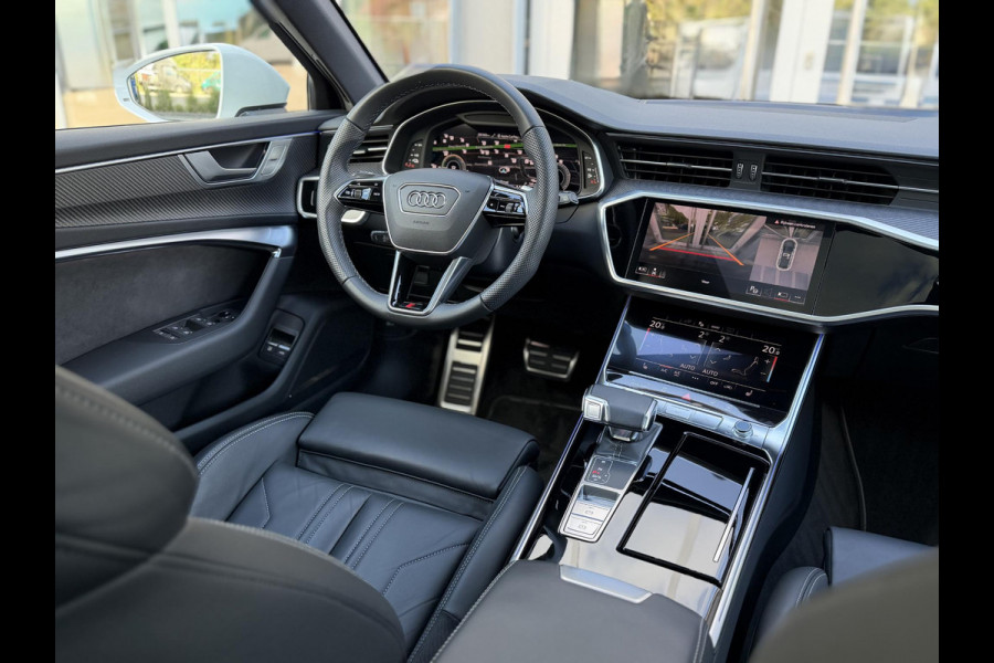 Audi A6 Avant 50 TFSI e quattro 299PK S edition |Pano|B&O|ACC|360Cam|Leer|HD Matrix|Sfeer|20"|Trekhaak|S-Line|Zwart-optiek
