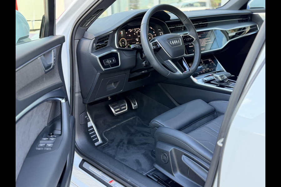 Audi A6 Avant 50 TFSI e quattro 299PK S edition |Pano|B&O|ACC|360Cam|Leer|HD Matrix|Sfeer|20"|Trekhaak|S-Line|Zwart-optiek