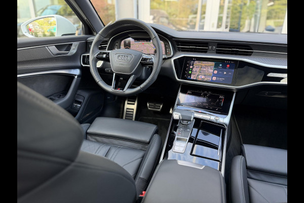 Audi A6 Avant 50 TFSI e quattro 299PK S edition |Pano|B&O|ACC|360Cam|Leer|HD Matrix|Sfeer|20"|Trekhaak|S-Line|Zwart-optiek