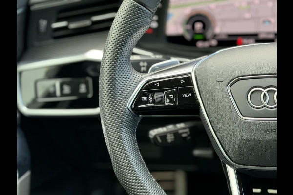 Audi A6 Avant 50 TFSI e quattro 299PK S edition |Pano|B&O|ACC|360Cam|Leer|HD Matrix|Sfeer|20"|Trekhaak|S-Line|Zwart-optiek