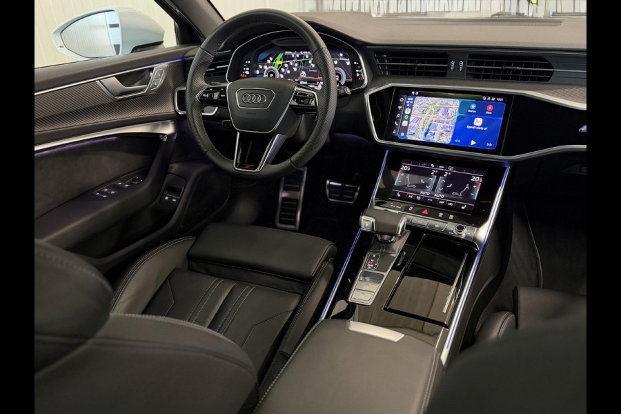 Audi A6 Avant 50 TFSI e quattro 299PK S edition |Pano|B&O|ACC|360Cam|Leer|HD Matrix|Sfeer|20"|Trekhaak|S-Line|Zwart-optiek
