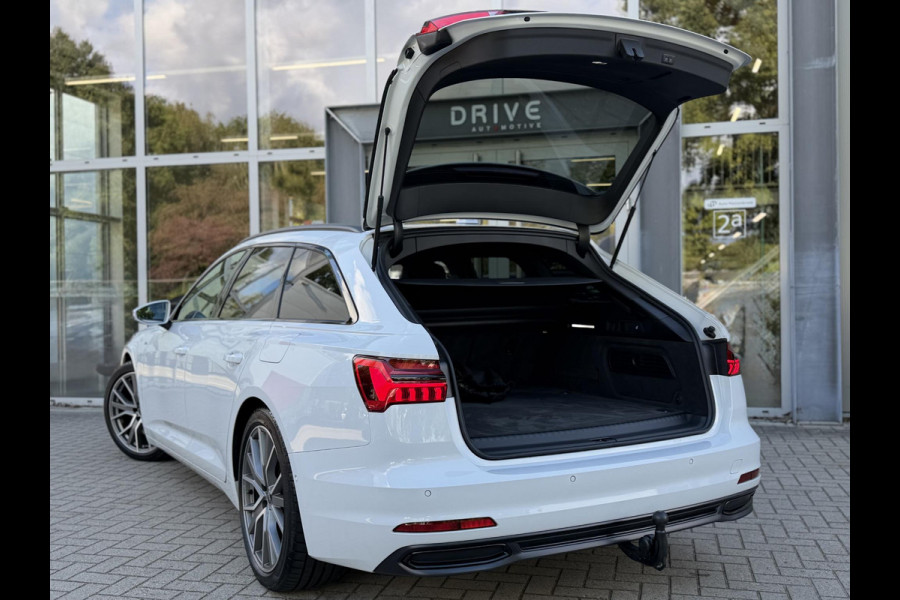 Audi A6 Avant 50 TFSI e quattro 299PK S edition |Pano|B&O|ACC|360Cam|Leer|HD Matrix|Sfeer|20"|Trekhaak|S-Line|Zwart-optiek