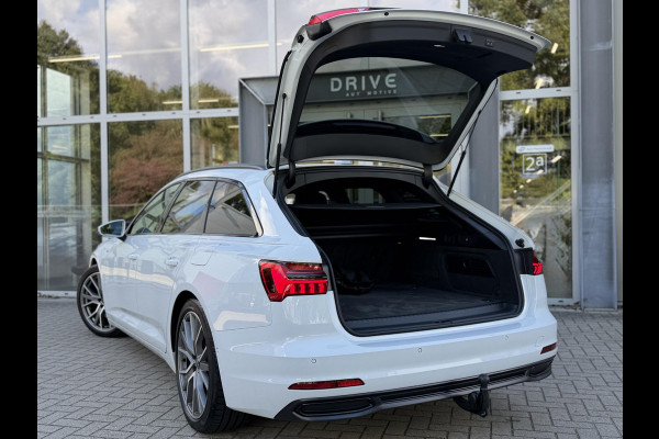 Audi A6 Avant 50 TFSI e quattro 299PK S edition |Pano|B&O|ACC|360Cam|Leer|HD Matrix|Sfeer|20"|Trekhaak|S-Line|Zwart-optiek