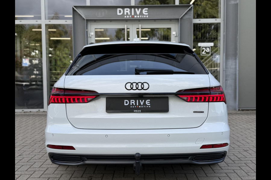 Audi A6 Avant 50 TFSI e quattro 299PK S edition |Pano|B&O|ACC|360Cam|Leer|HD Matrix|Sfeer|20"|Trekhaak|S-Line|Zwart-optiek