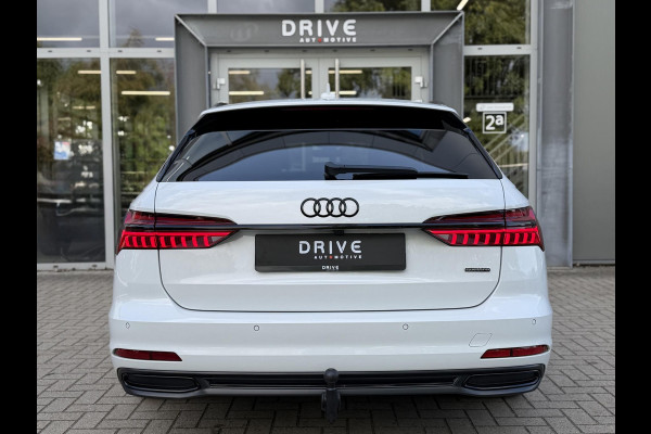 Audi A6 Avant 50 TFSI e quattro 299PK S edition |Pano|B&O|ACC|360Cam|Leer|HD Matrix|Sfeer|20"|Trekhaak|S-Line|Zwart-optiek