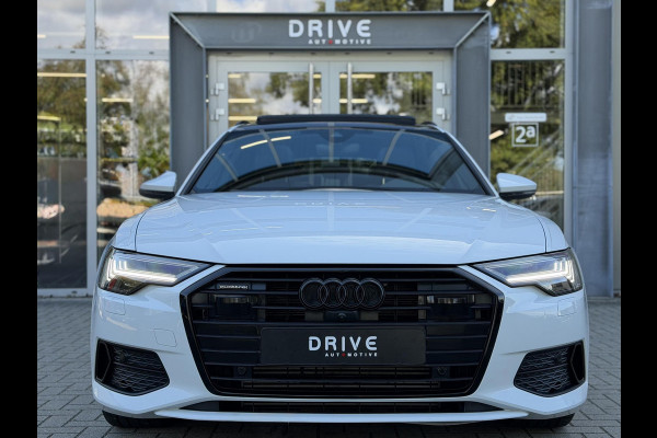 Audi A6 Avant 50 TFSI e quattro 299PK S edition |Pano|B&O|ACC|360Cam|Leer|HD Matrix|Sfeer|20"|Trekhaak|S-Line|Zwart-optiek