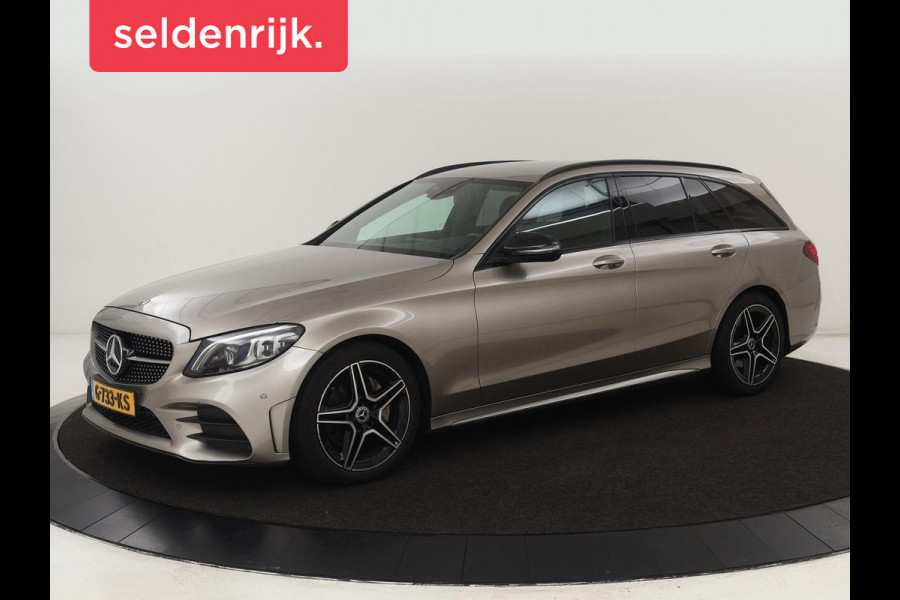 Mercedes-Benz C-Klasse 200 Business Solution AMG | Leder | Carplay | Navigatie | Stoelverwarming | Camera | Adaptive cruise | Full LED | LMV 18 inch