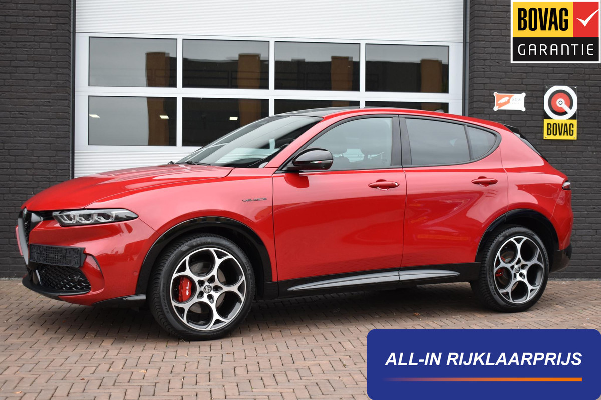 Alfa Romeo Tonale 1.5T Hybrid 160PK Aut. Veloce | Leder | 360 Camera | Harman Kardon | Stoelverw./koeling | Navi | Incl. garantie.