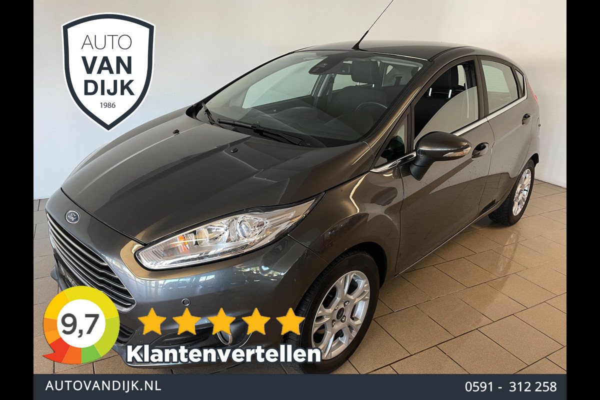 Ford Fiesta 1.0 EcoBoost Titanium AIRCO CLIMA NAVI CRUISE BT LED ELEK RAMEN CENT VERG VELGEN ZEER NETTE AUTO