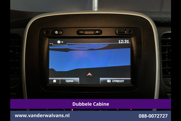 Renault Trafic 1.6 dCi L2H1 Dubbele cabine Euro6 Airco | 6-Zits | Navigatie | Cruisecontrol | Trekhaak | Parkeersensoren Bluetooth telefoonvoorbereiding