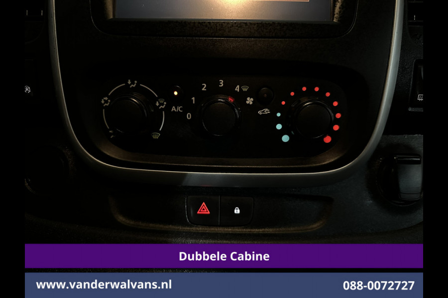 Renault Trafic 1.6 dCi L2H1 Dubbele cabine Euro6 Airco | 6-Zits | Navigatie | Cruisecontrol | Trekhaak | Parkeersensoren Bluetooth telefoonvoorbereiding
