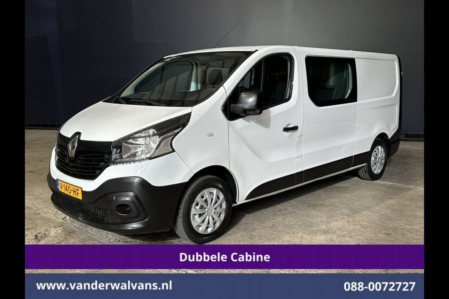 Renault Trafic 1.6 dCi L2H1 Dubbele cabine Euro6 Airco | 6-Zits | Navigatie | Cruisecontrol | Trekhaak | Parkeersensoren Bluetooth telefoonvoorbereiding