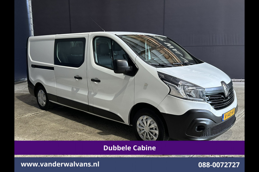 Renault Trafic 1.6 dCi L2H1 Dubbele cabine Euro6 Airco | 6-Zits | Navigatie | Cruisecontrol | Trekhaak | Parkeersensoren Bluetooth telefoonvoorbereiding