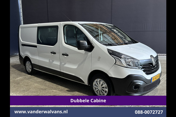 Renault Trafic 1.6 dCi L2H1 Dubbele cabine Euro6 Airco | 6-Zits | Navigatie | Cruisecontrol | Trekhaak | Parkeersensoren Bluetooth telefoonvoorbereiding