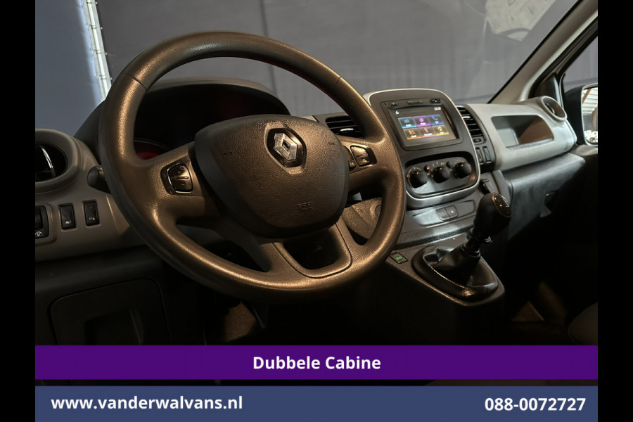 Renault Trafic 1.6 dCi L2H1 Dubbele cabine Euro6 Airco | 6-Zits | Navigatie | Cruisecontrol | Trekhaak | Parkeersensoren Bluetooth telefoonvoorbereiding