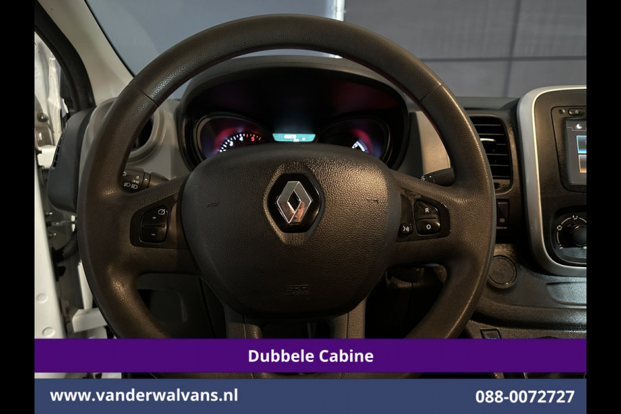 Renault Trafic 1.6 dCi L2H1 Dubbele cabine Euro6 Airco | 6-Zits | Navigatie | Cruisecontrol | Trekhaak | Parkeersensoren Bluetooth telefoonvoorbereiding
