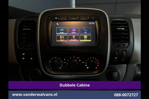 Renault Trafic 1.6 dCi L2H1 Dubbele cabine Euro6 Airco | 6-Zits | Navigatie | Cruisecontrol | Trekhaak | Parkeersensoren Bluetooth telefoonvoorbereiding