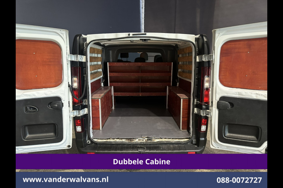 Renault Trafic 1.6 dCi L2H1 Dubbele cabine Euro6 Airco | 6-Zits | Navigatie | Cruisecontrol | Trekhaak | Parkeersensoren Bluetooth telefoonvoorbereiding
