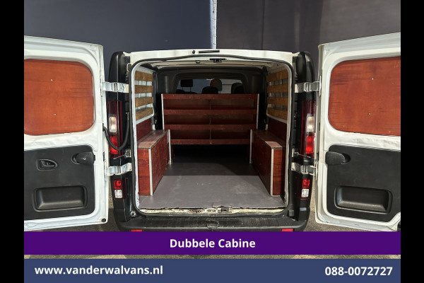 Renault Trafic 1.6 dCi L2H1 Dubbele cabine Euro6 Airco | 6-Zits | Navigatie | Cruisecontrol | Trekhaak | Parkeersensoren Bluetooth telefoonvoorbereiding