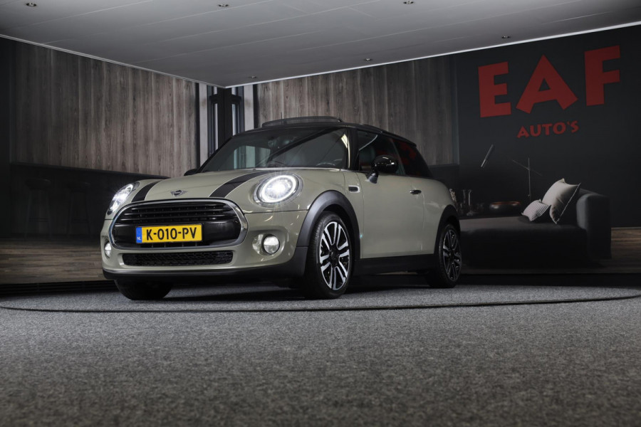 MINI Cooper 1.5 FACELIFT / AUT / Open Panoramadak / Navi / Ecc / Elek Pakket / Leder / Led / Pdc / 17 Inch