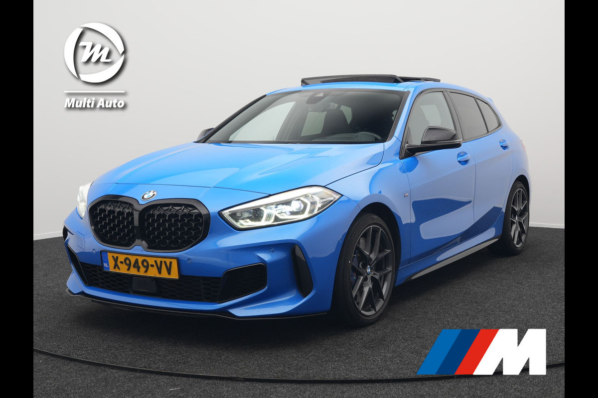 BMW 1-serie M135i xDrive 306pk Dealer O.H Competition Sportstoelen | Panodak | Head Up | Adaptive Cruise |  Blis | Keyless | Apple Carplay | Virtual | Stuurverwarming | Navigatie | DAB |