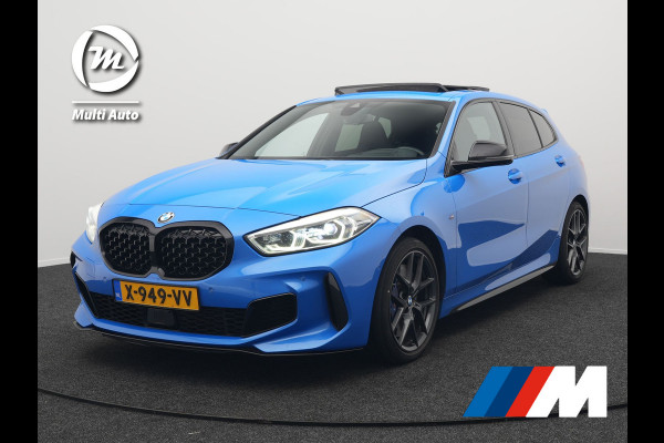 BMW 1-serie M135i xDrive 306pk Dealer O.H Competition Sportstoelen | Panodak | Head Up | Adaptive Cruise |  Blis | Keyless | Apple Carplay | Virtual | Stuurverwarming | Navigatie | DAB |