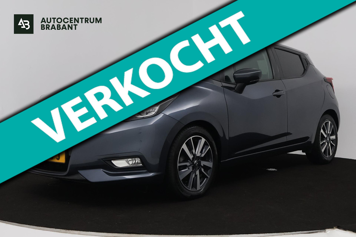 Nissan Micra 0.9 IG-T N-Connecta (ACHTERUITRIJCAMERA, PARKEERSENSOREN, NAVIGATIE, CRUISE CONTROL, BLUETOOTH, NL-AUTO)