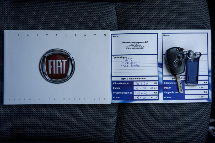 Fiat Talento 2.0 MultiJet L2H1 | 145PK | 5-Zits | DC | LED | Cruise | PDC | Euro 6