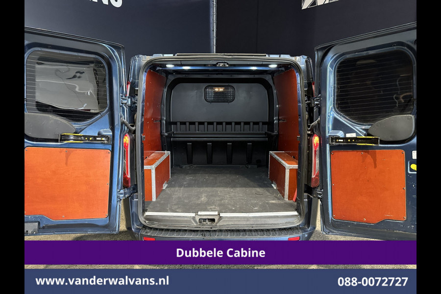 Ford Transit Custom 2.0 TDCI 170pk Automaat L2H1 Dubbele cabine Limited Euro6 Airco | 2x Zijdeur | Navigatie | Xenon Camera, Cruiscontrol, 5-zits, LED, LM Velgen, Trekhaak, Sidebars, Stoelverwarming, Verwarmde voorruit, Parkeersensoren