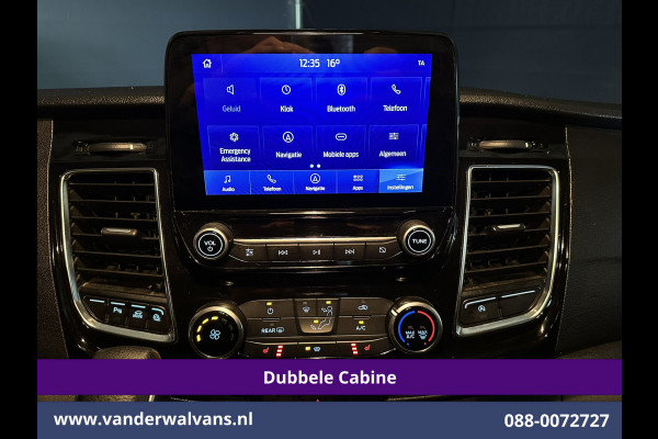 Ford Transit Custom 2.0 TDCI 170pk Automaat L2H1 Dubbele cabine Limited Euro6 Airco | 2x Zijdeur | Navigatie | Xenon Camera, Cruiscontrol, 5-zits, LED, LM Velgen, Trekhaak, Sidebars, Stoelverwarming, Verwarmde voorruit, Parkeersensoren