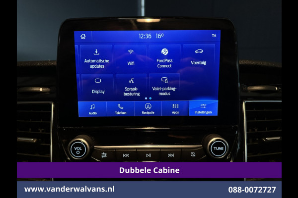 Ford Transit Custom 2.0 TDCI 170pk Automaat L2H1 Dubbele cabine Limited Euro6 Airco | 2x Zijdeur | Navigatie | Xenon Camera, Cruiscontrol, 5-zits, LED, LM Velgen, Trekhaak, Sidebars, Stoelverwarming, Verwarmde voorruit, Parkeersensoren