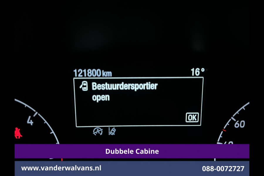 Ford Transit Custom 2.0 TDCI 170pk Automaat L2H1 Dubbele cabine Limited Euro6 Airco | 2x Zijdeur | Navigatie | Xenon Camera, Cruiscontrol, 5-zits, LED, LM Velgen, Trekhaak, Sidebars, Stoelverwarming, Verwarmde voorruit, Parkeersensoren
