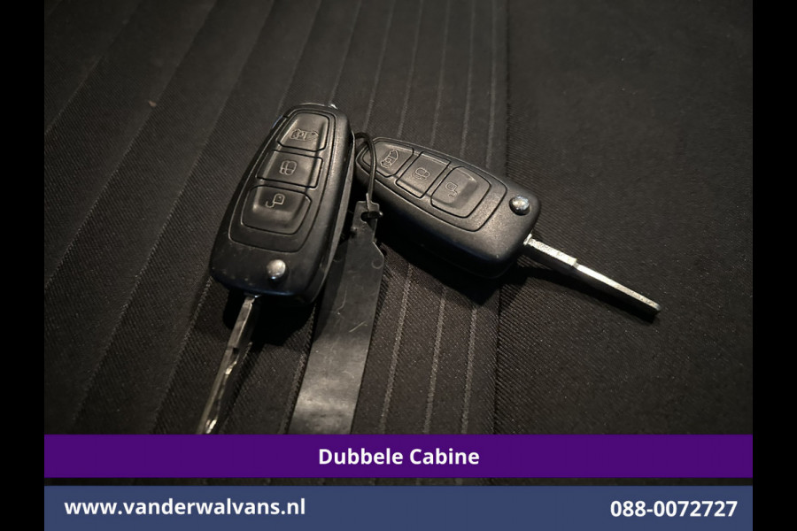 Ford Transit Custom 2.0 TDCI 170pk Automaat L2H1 Dubbele cabine Limited Euro6 Airco | 2x Zijdeur | Navigatie | Xenon Camera, Cruiscontrol, 5-zits, LED, LM Velgen, Trekhaak, Sidebars, Stoelverwarming, Verwarmde voorruit, Parkeersensoren