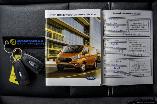 Ford Transit Custom 300 TDCI L2H1 | 170PK | 6-Zits | Automaat | LED | Camera | CarPlay | Navi | PDC | Cruise | Airco | Euro 6
