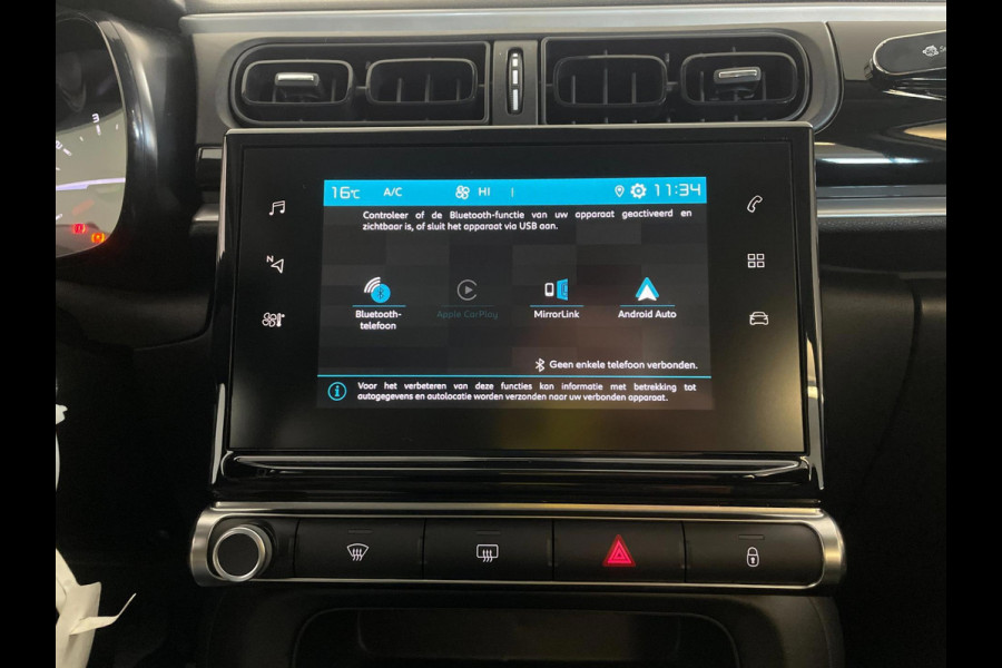 Citroën C3 1.2 PureTech Feel AIRCO CLIMA NAVI VIA APP CRUISE CRUISE APPLE CARPLAY ELEK RAMEN CENT VERG VELGEN NIEUWSTAAT