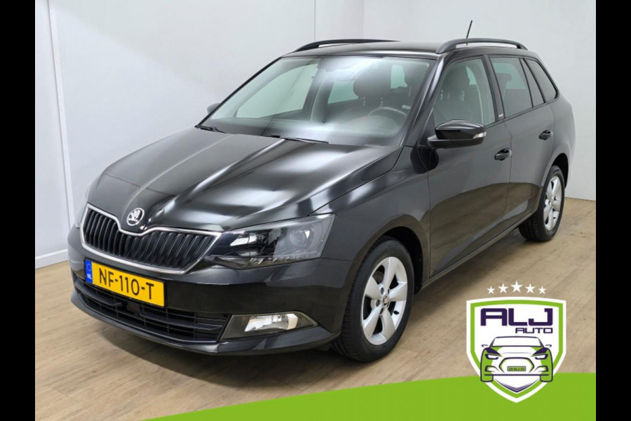 Škoda Fabia Combi Occasion 1.2 TSI JOY met cruisecontrol en bluetooth audio | Tweedehands Skoda fabia combi in zwart | Clima airco