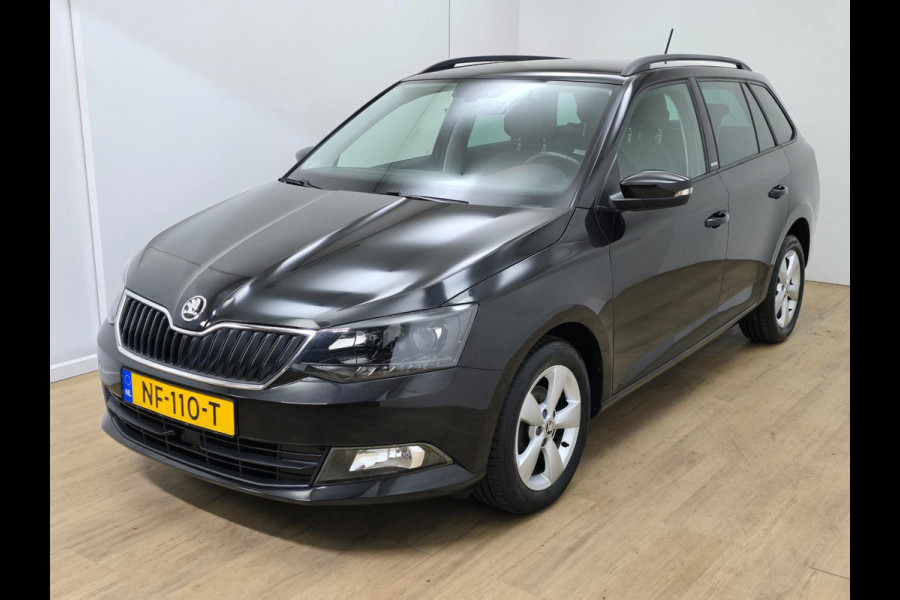Škoda Fabia Combi Occasion 1.2 TSI JOY met cruisecontrol en bluetooth audio | Tweedehands Skoda fabia combi in zwart | Clima airco