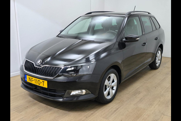 Škoda Fabia Combi Occasion 1.2 TSI JOY met cruisecontrol en bluetooth audio | Tweedehands Skoda fabia combi in zwart | Clima airco