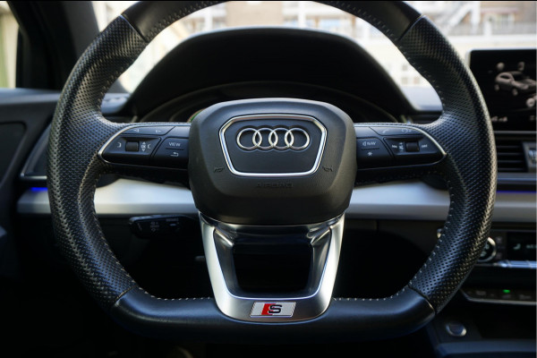Audi Q5 55 TFSI e quattro Competition Aut7 | Black on Black | B&O | S-line | Virtual Cockpit | Adaptive cruise | Sfeerverlichting | Trekhaak |