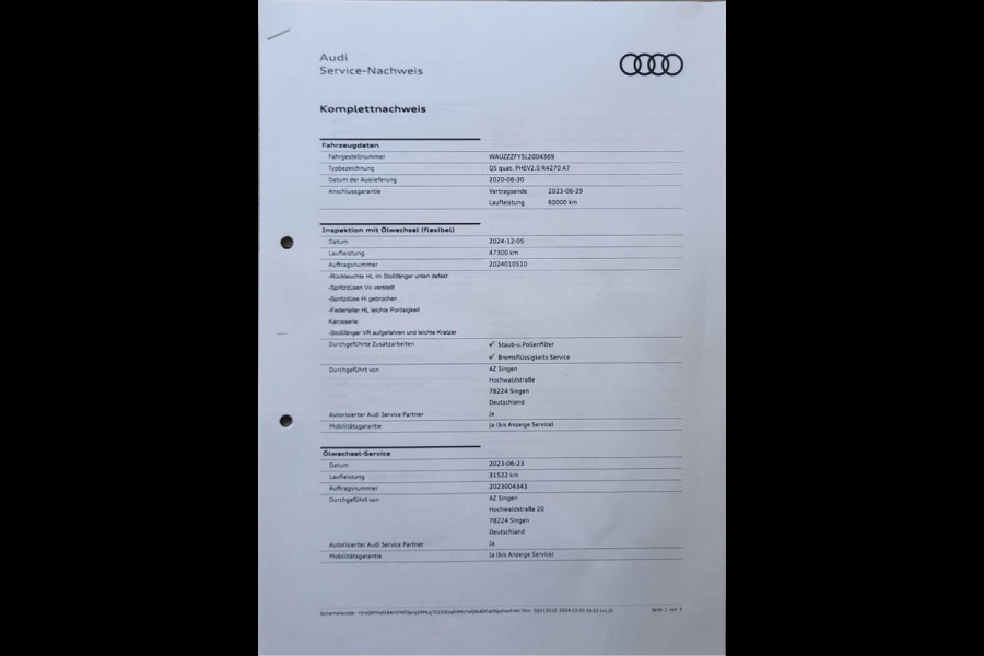 Audi Q5 55 TFSI e quattro Competition Aut7 | Black on Black | B&O | S-line | Virtual Cockpit | Adaptive cruise | Sfeerverlichting | Trekhaak |