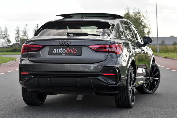 Audi Q3 Sportback 45 TFSI e 3x S-Line. Pano, ACC, Keyless, Dodeh, Camera, Matrix, 21'', CarPlay!