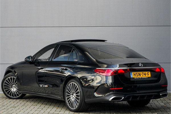 Mercedes-Benz E-Klasse 220 D 4M AMG Night Pano Luchtvering Trekhaak Fabrieksgarantie